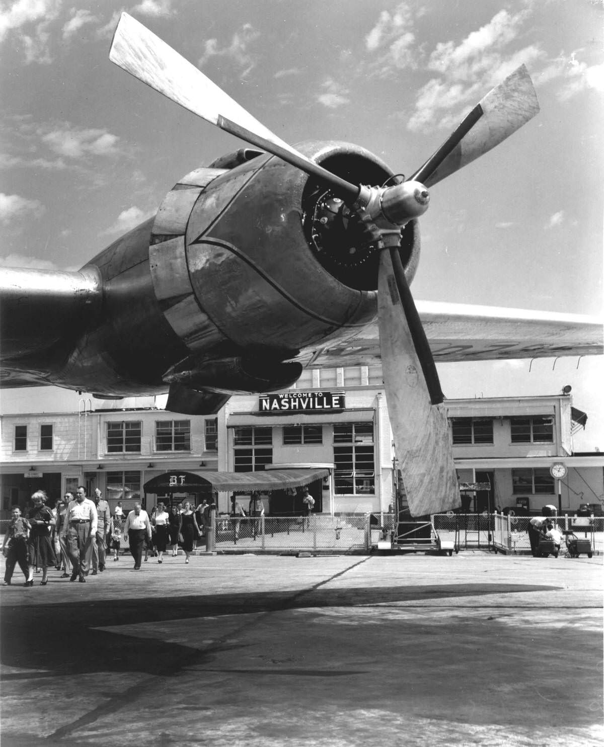 #16 An American Airlines DC-6 at Berry Field, Nashville, Tennessee, 1951