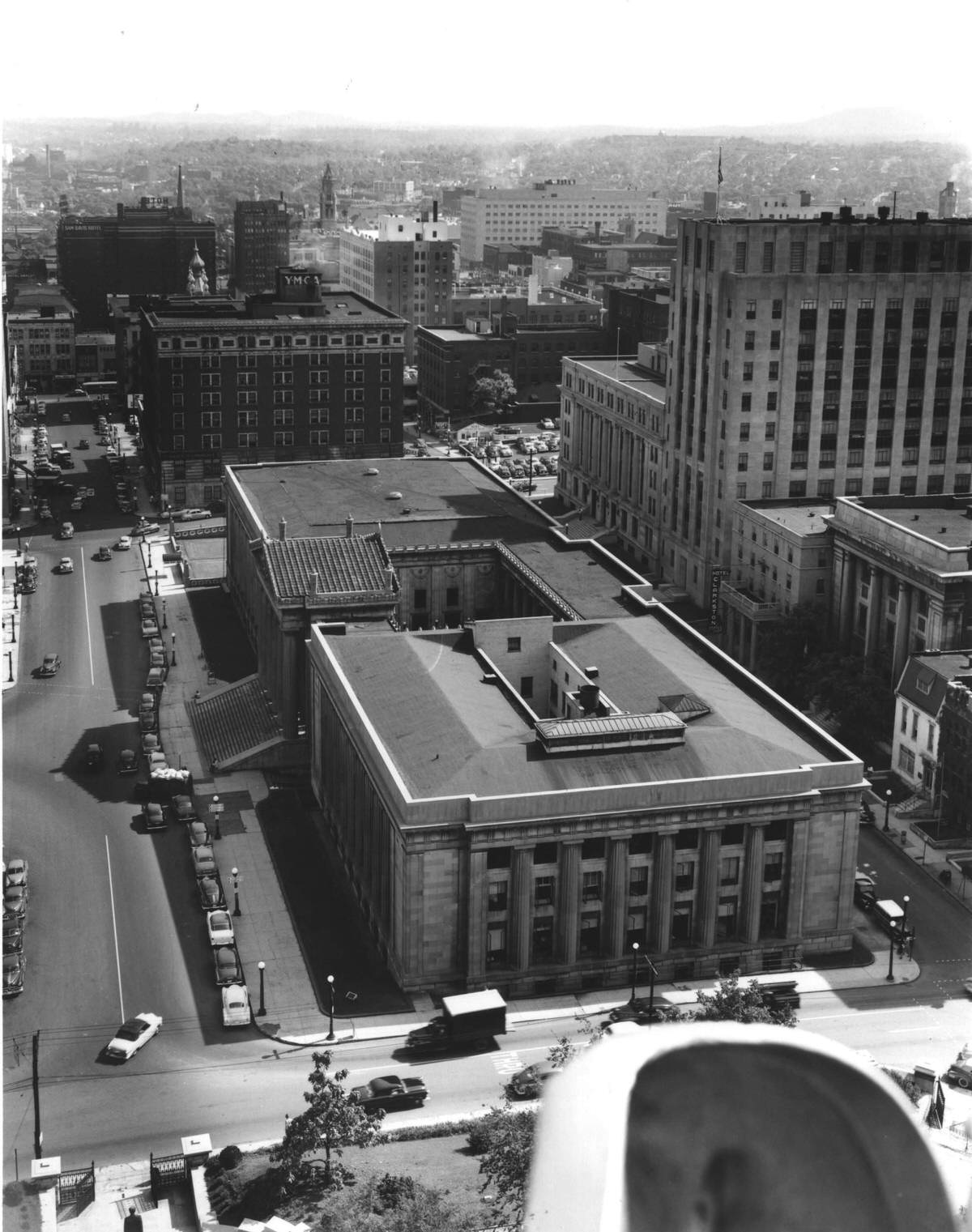 #18 Nashville, as seen from the top of the State Capitol, 1952.