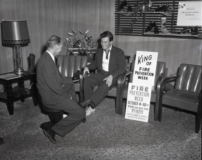 #88 Pat Boone, King of Fire Prevention Week, 1953