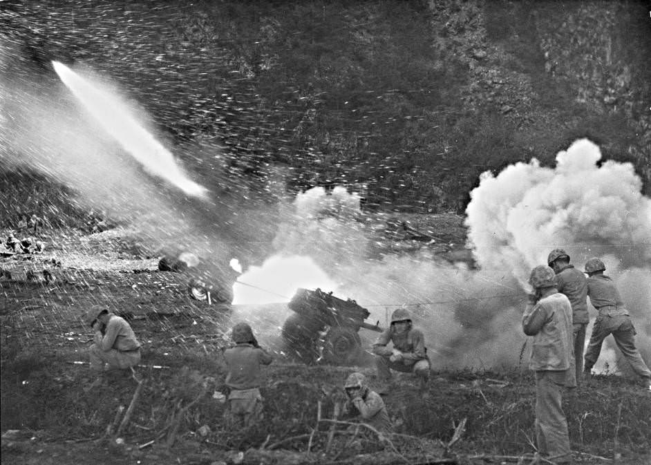 #104 Marine rocket crew in action, 1951 August