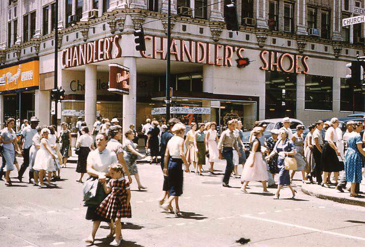 #122 Church Street at Seventh Avenue North, 1950s