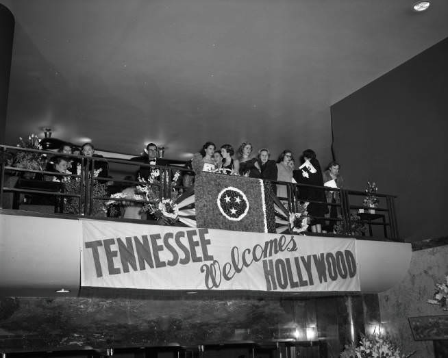 #130 Tennessee welcomes Hollywood at the Tennessee Theater, Nashville, Tennessee, 1952