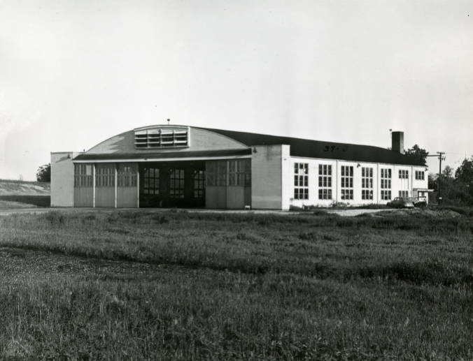 #57 U.S. Air Force hangar, training center, at Berry Field, Nashville, Tennessee, 1950