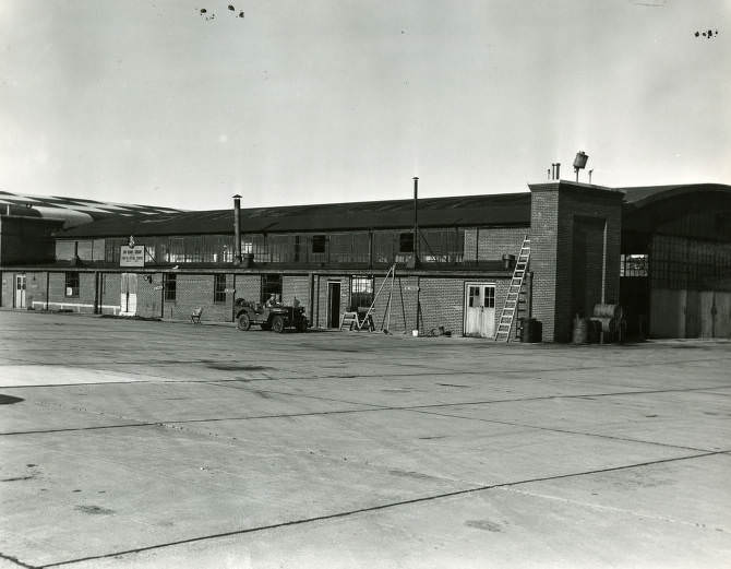 #58 U.S.A.F. hangar at Berry Field, Nashville, Tennessee, 1950