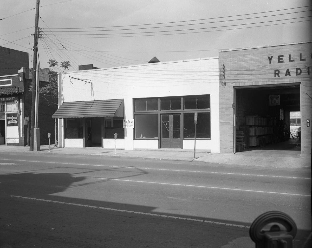#137 Vacant building at 116 Fourth Avenue South, Nashville, Tennessee, 1956