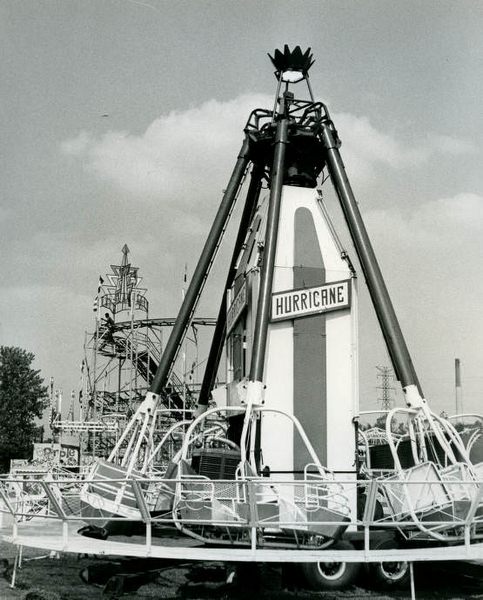 #35 Amusement ride at the Tennessee State Fair, Nashville, Tennessee, 1969
