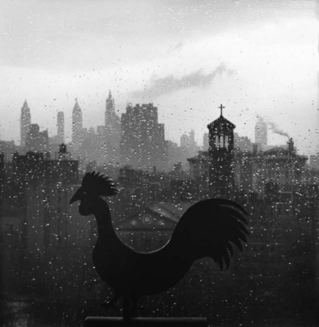 #4 Weather vane and New York skyline, 1952
