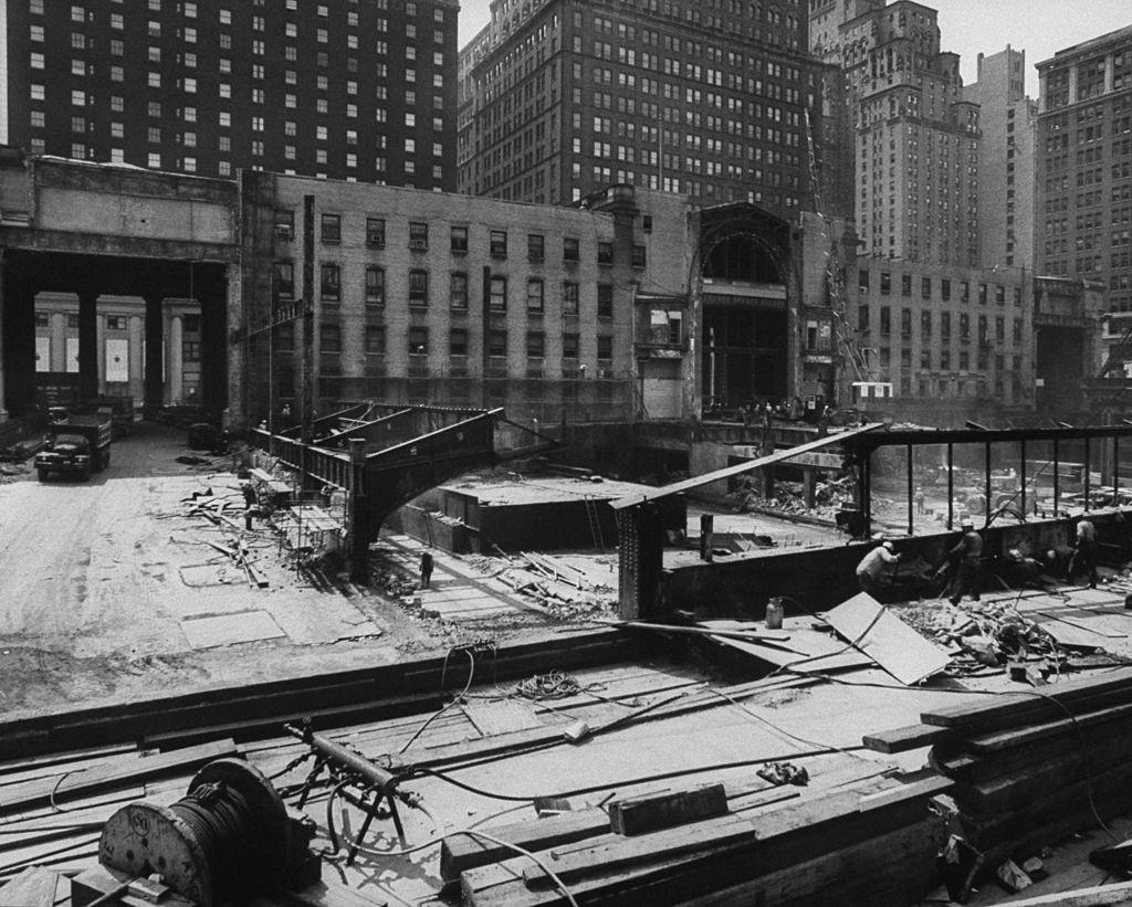 #77 Demolition of Penn Station during renovation of Madison Square Garden.