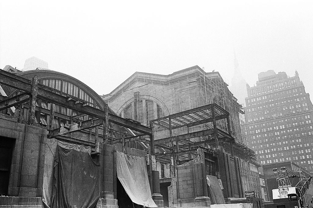 #96 Penn Station during the demolition.