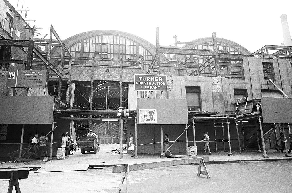 #97 Penn Station during the demolition.