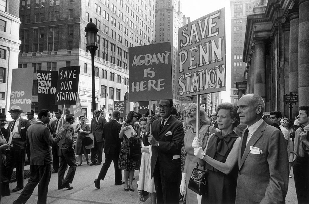 #103 Penn Station Protests, 1963