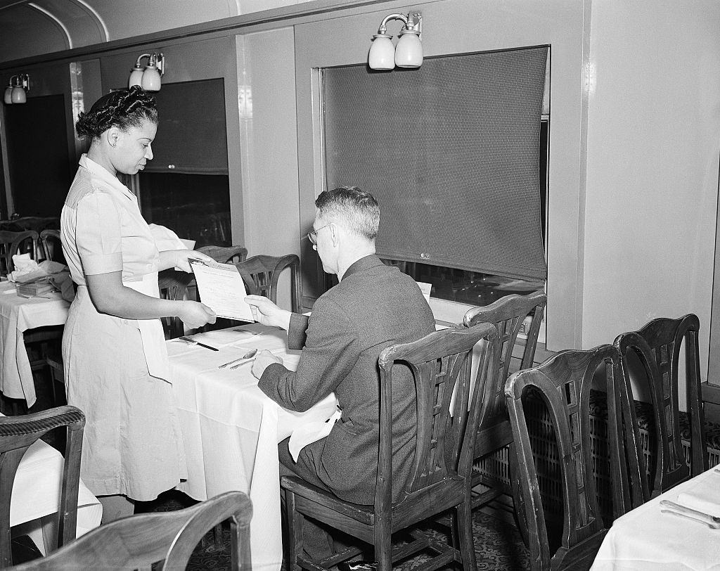 #23 Waitress Presenting a Menu, 1943
