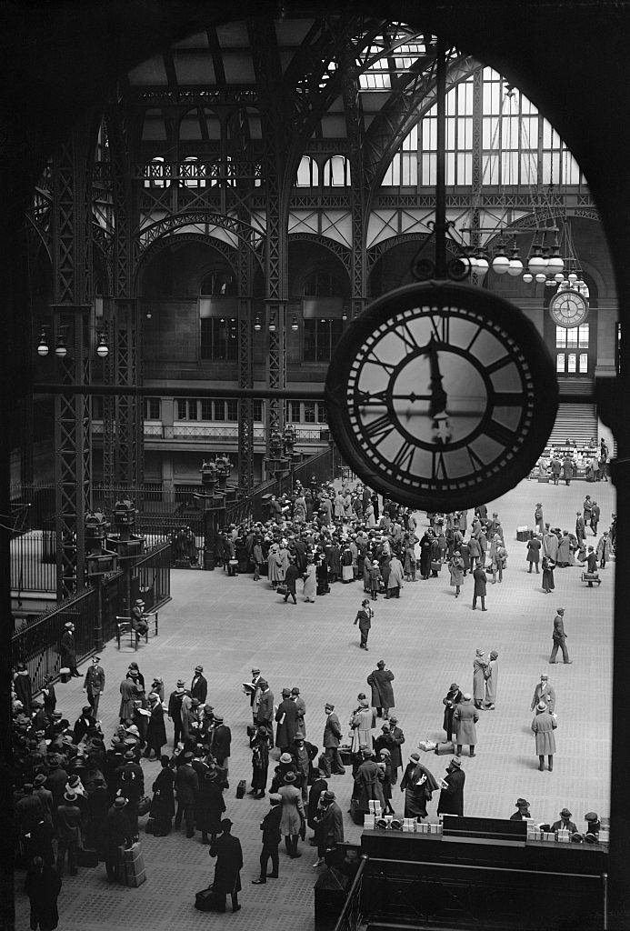 #10 Interior of Pennsylvania Station, 1924