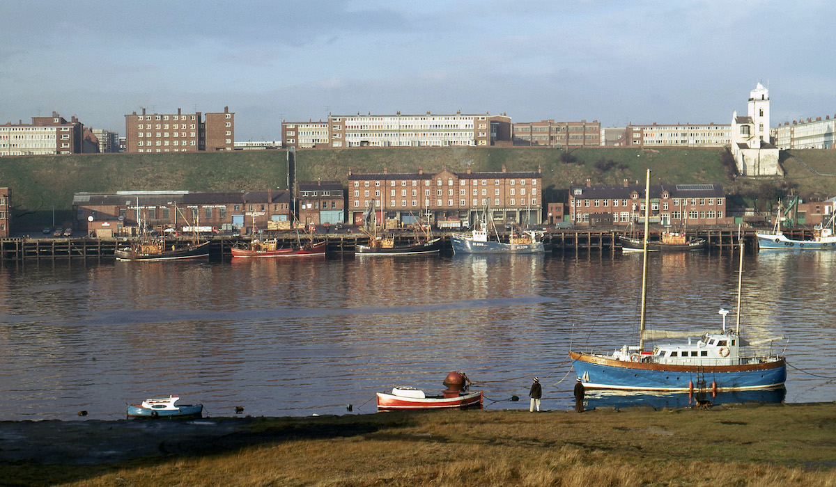 #12 The skyline at North Shields has changed a bit since this 1975 view was taken, looking over from South Shields