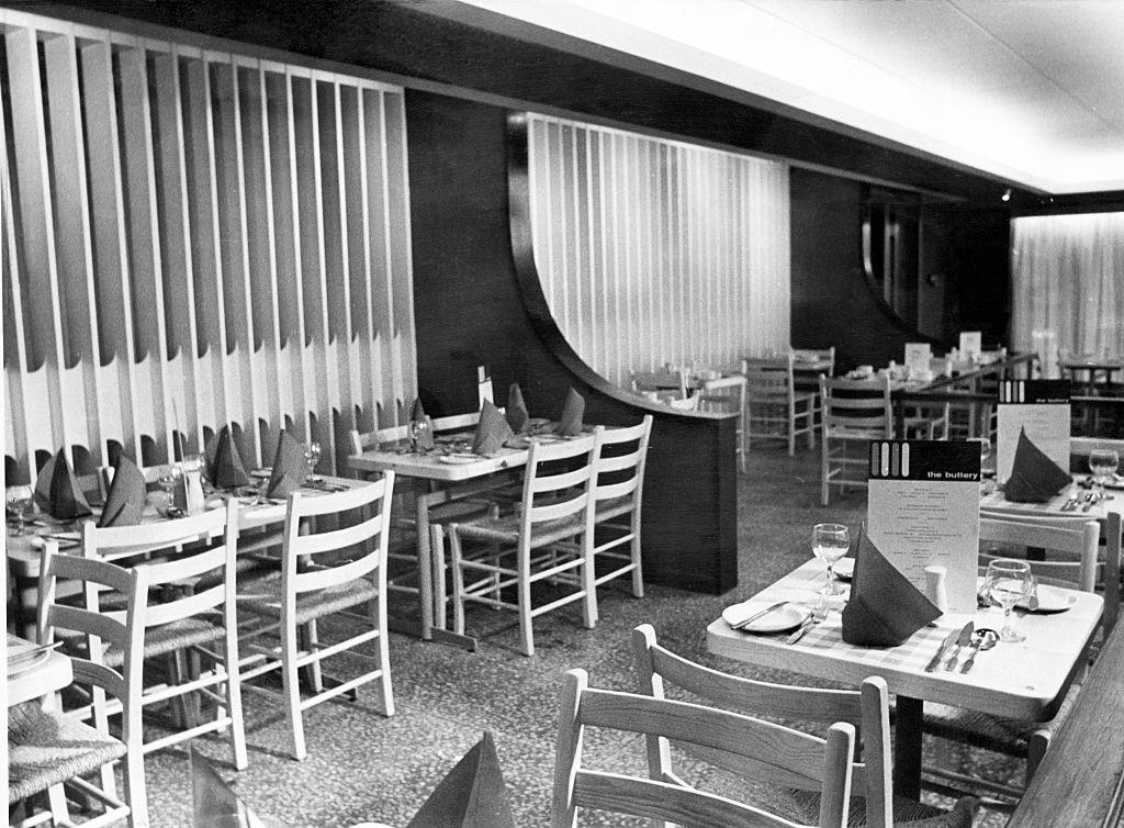 #55 The Swallow hotel is located just one mile from the famous Newcastle quayside. Interior Restaurant shot 15th July 1970