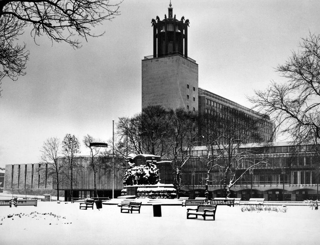 #66 Newcastle Civic Centre, a local government building located in the Haymarket area of Newcastle upon Tyne, England, 30th January 1972.