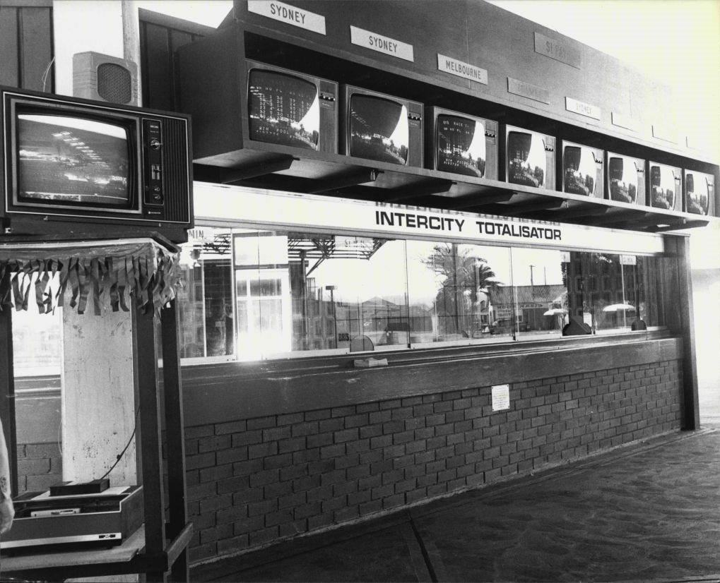 #92 The new Intercity Tetalisater installed at Broadmeadow Racecourse by the Newcastle Jockey Club. June 26, 1979.