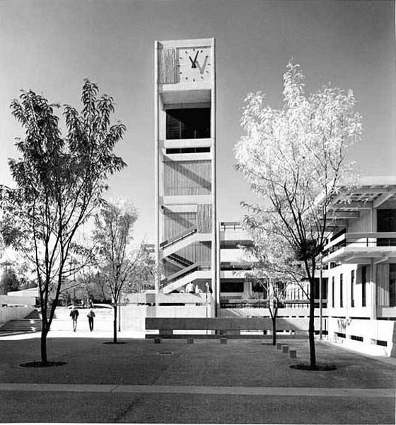 #8 Clock tower and Library Building at Evergreen State College, Olympia, 1972