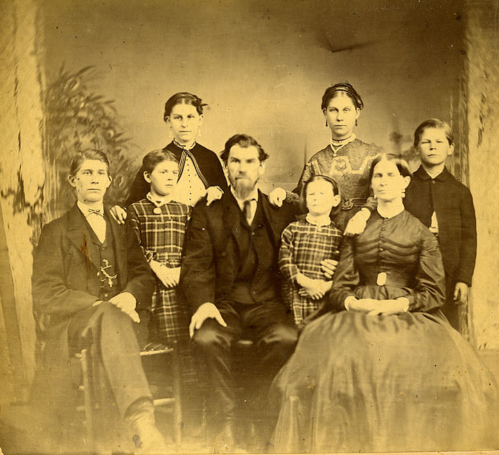 #8 Family of John L. Clark, 1875
