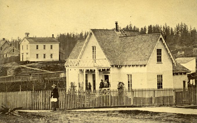 #2 Olympia or Tumwater house, 1880