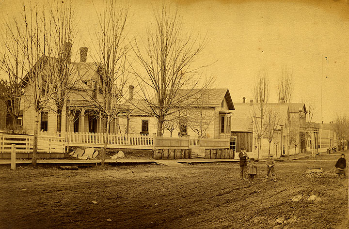 #25 West side of Main Street (Capitol Way), Olympia, 1878