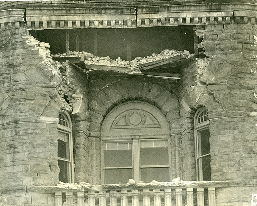 #43 Old State Capitol building after 1949 earthquake