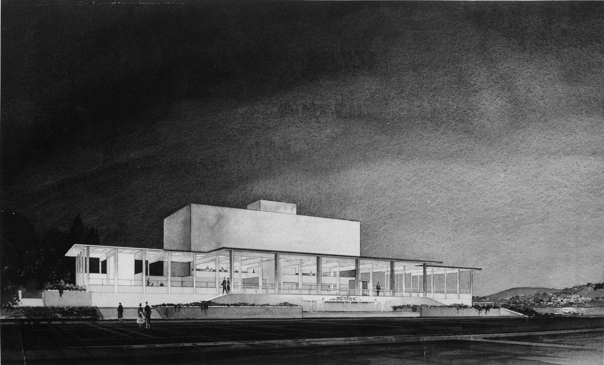 #9 Sketch of the Pritchard Building, 1958
