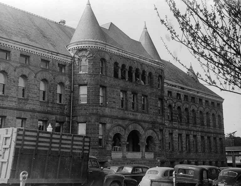 #30 Earthquake damaged old state capitol building, Olympia, April 1949