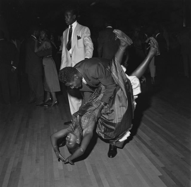 #5 Couple swing dancing, 1947.