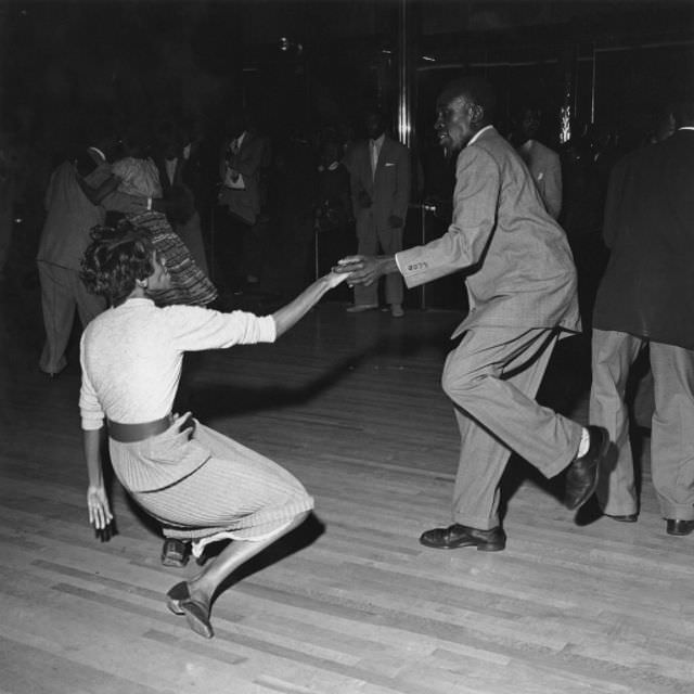 #3 Couple swing dancing, 1947.