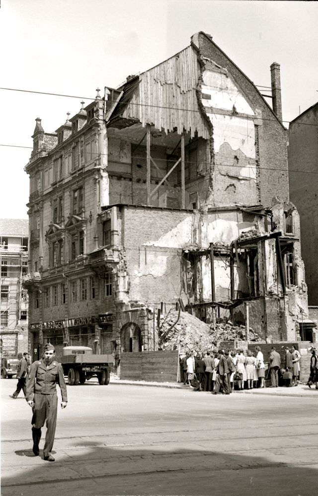 #12 Bombed buildings, Frankfurt, 1947