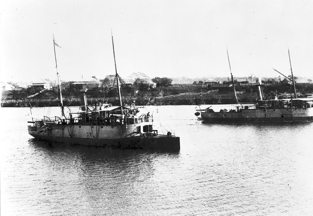 #165 Gunboats Gayundah and Paluma, Bundaberg, 1899