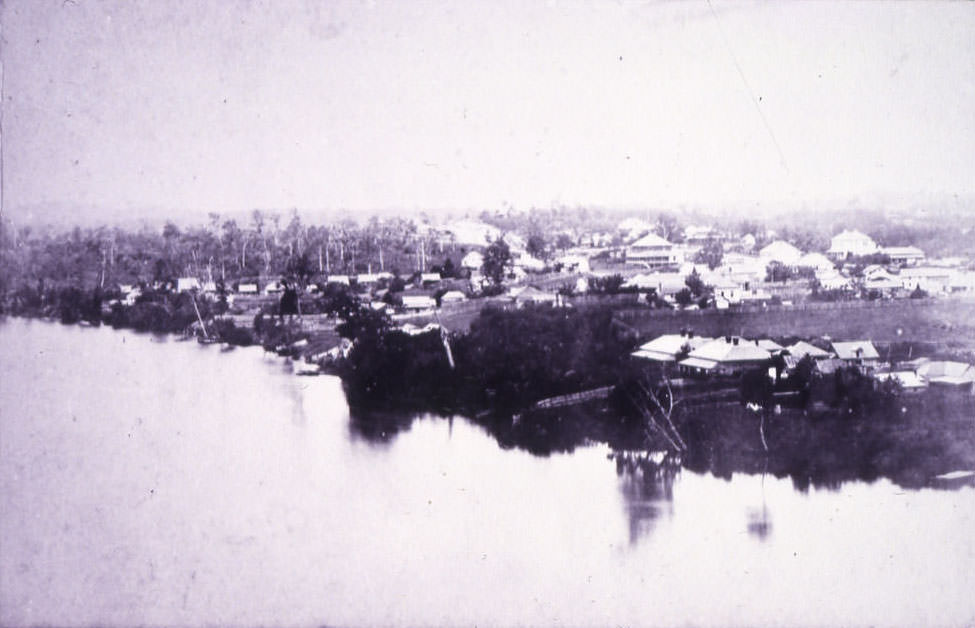 #190 Panorama of Bris from Bowen Tce 1872