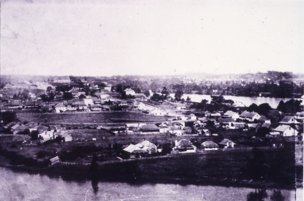 #191 Kangaroo Point From Bowen Tce 1876