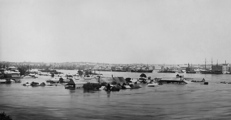 #29 Panorama of flooded Brisbane