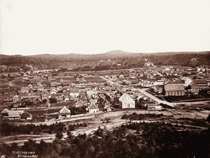 #8 View of Brisbane, 1862
