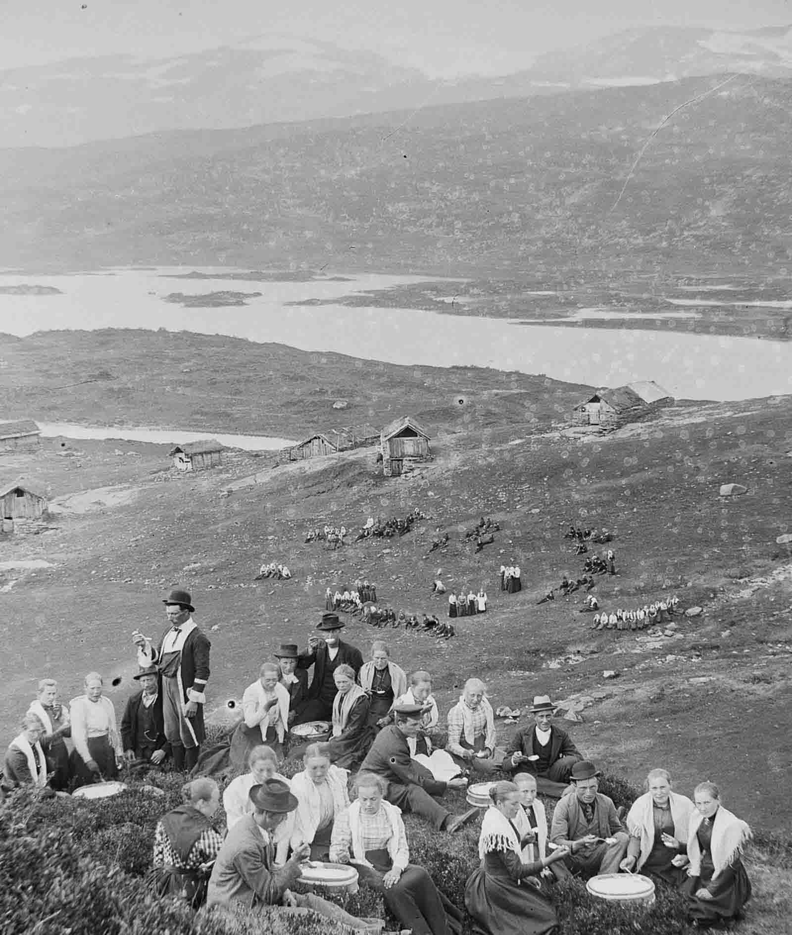 #36 A picnic at a mountain farm.