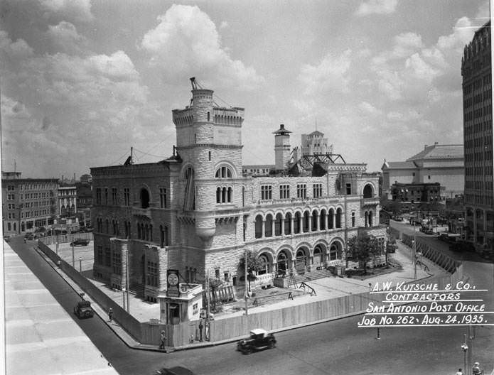 #149 Demolition of the Federal Building and Post Office, San Antonio, 1935