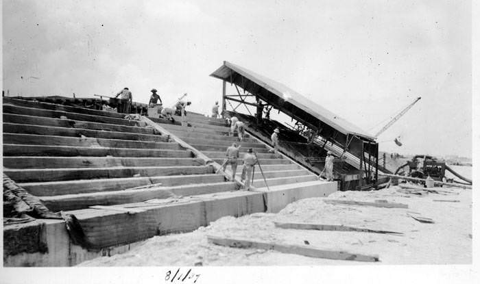 #215 Seawall construction, Corpus Christi, August 1, 1939