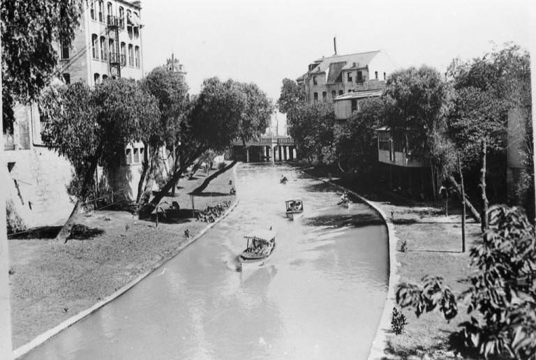 #35 The San Antonio River, looking south, 1930