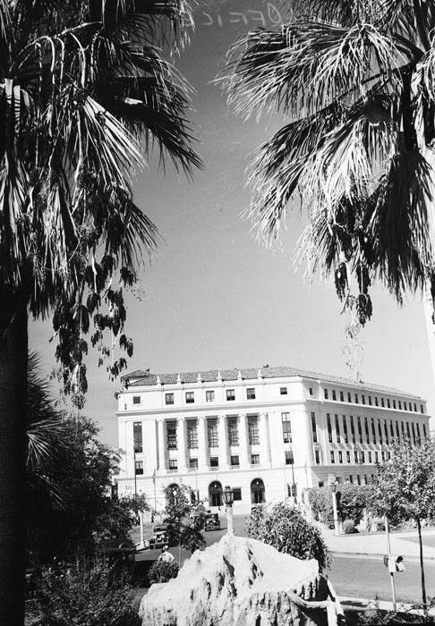 #51 Views of the new Federal Building and Post Office on Alamo Plaza, 1937