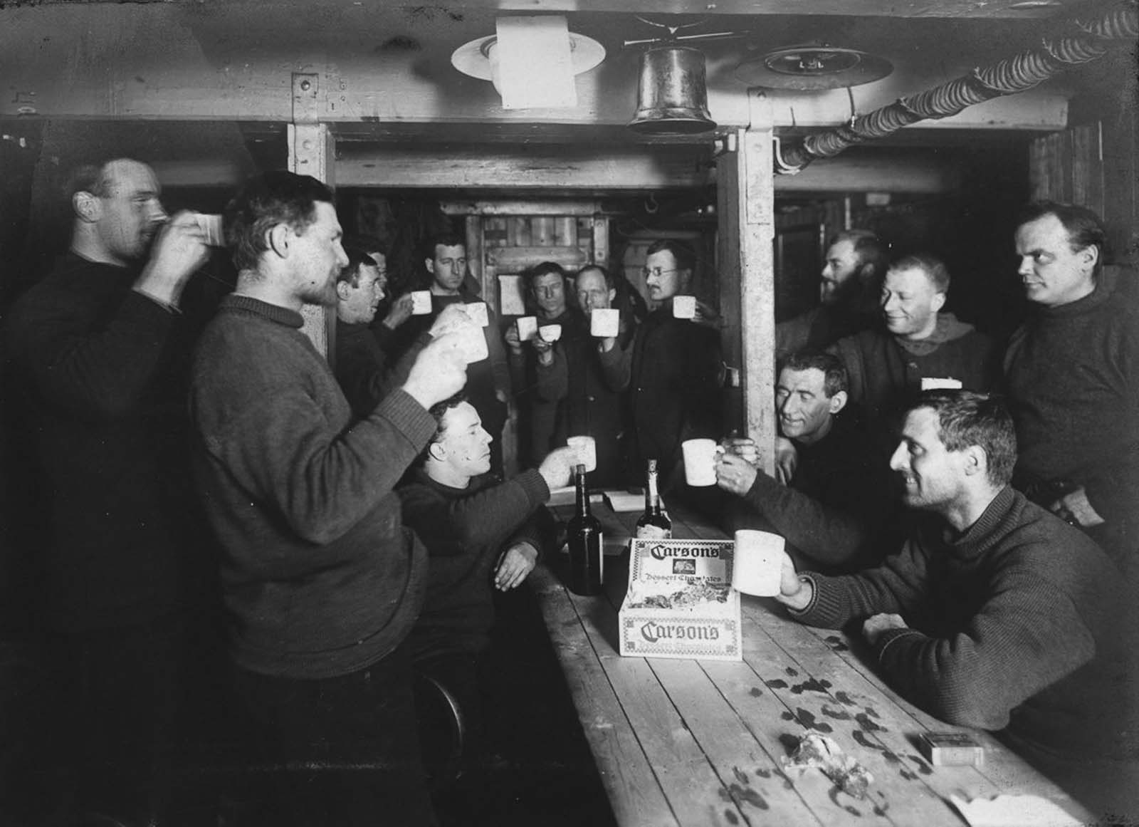 #29 A Saturday evening toast to “sweethearts and wives.”
