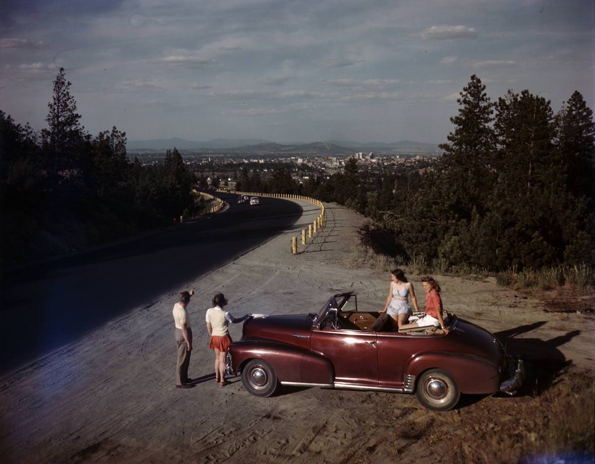 #9 Sunset Highway to Spokane, 1940s