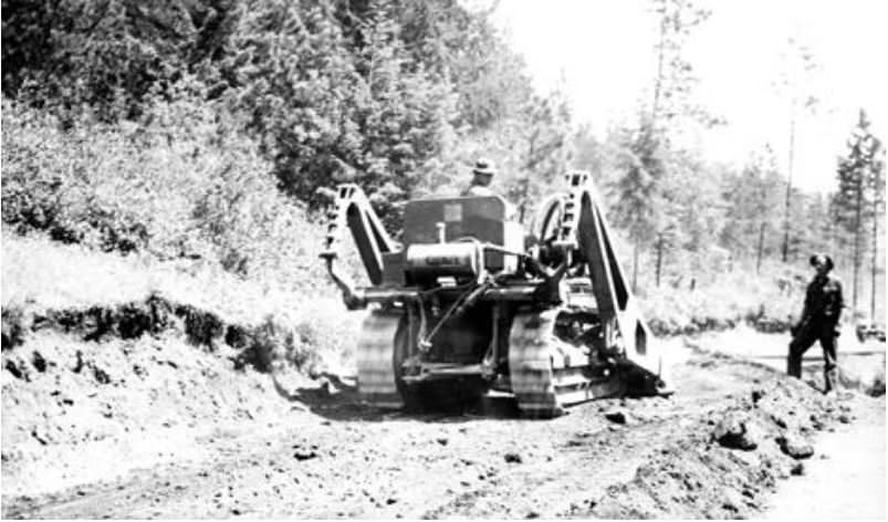 #52 Dozer at work, 1937