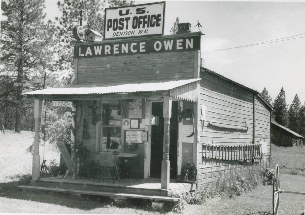 #42 Owen Pioneer Museum, post office, 1971