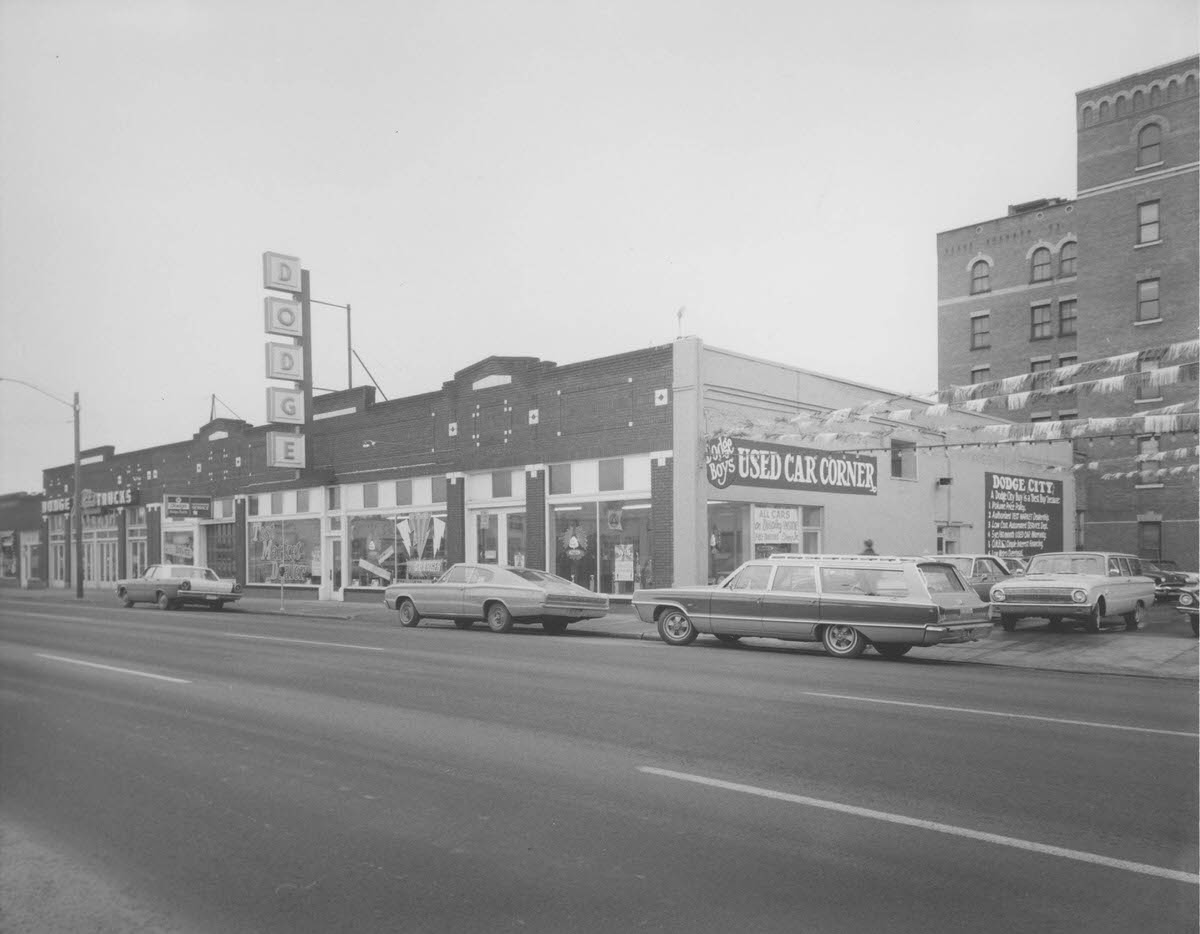 #49 Second Avenue between Lincoln and Monroe in Spokane, 1960s