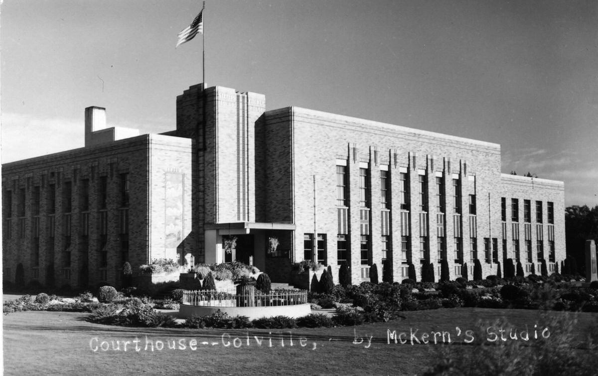 #56 Stevens County Courthouse, Colville, 1950s