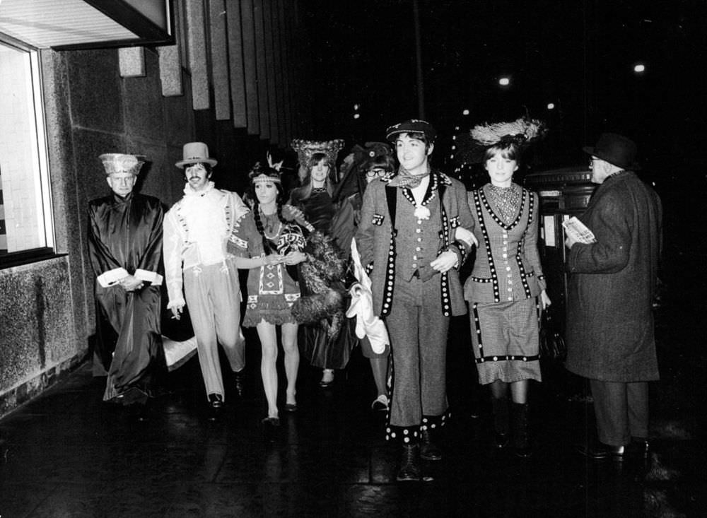 Fabulous Photos of The Beatles Partying to Celebrate the Release of ‘Magical Mystery Tour Music