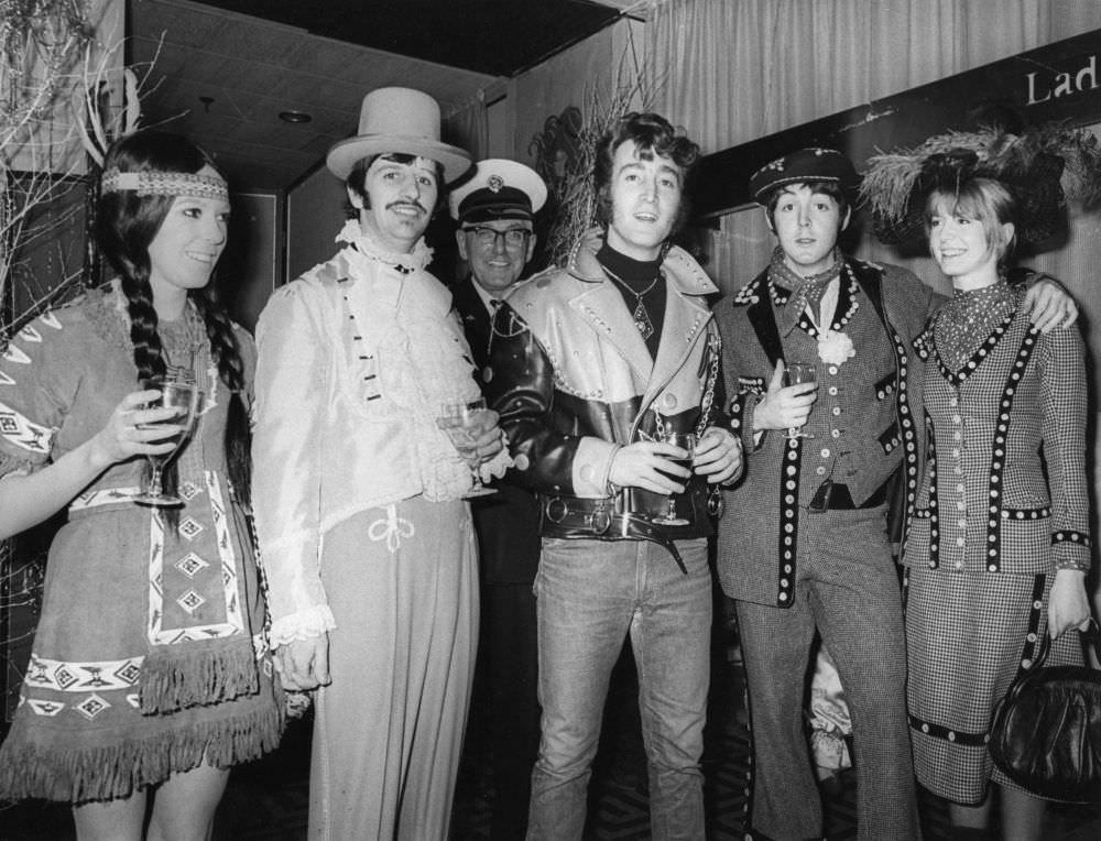 Fabulous Photos of The Beatles Partying to Celebrate the Release of ‘Magical Mystery Tour Music