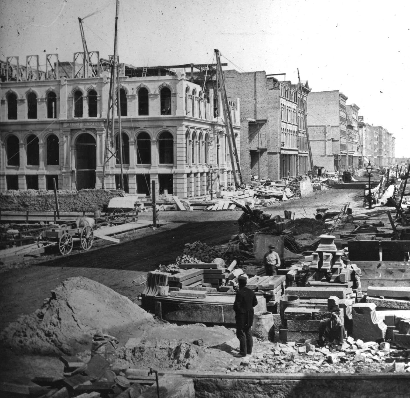#44 Following the Great Chicago Fire of 1871, rebuilding became a priority.